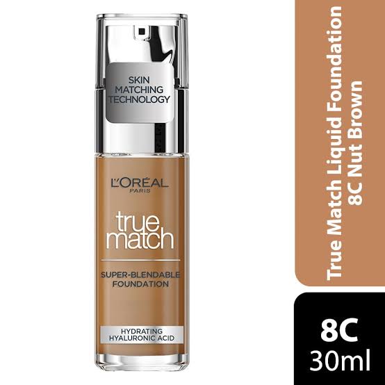 True Match Liquid Foundation 8C Nut Brown 30ml